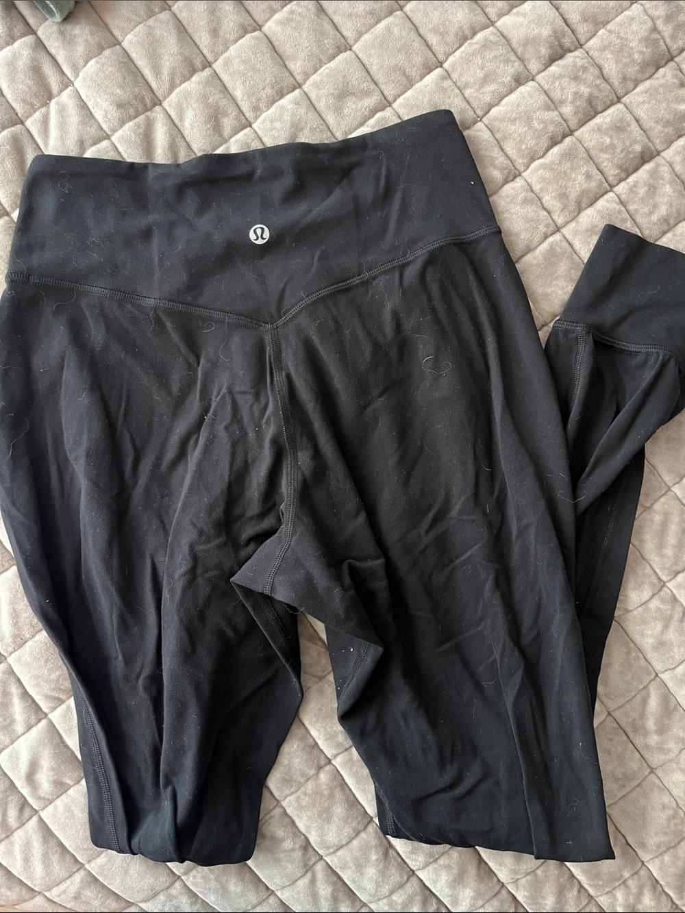 lululemon athletica Black High-Waist Workout Joggers
